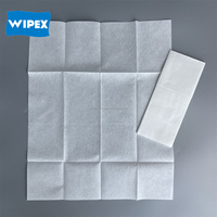 Serviettes non pelucheuses Restaurant jetable Serviettes blanches Airlaid Serviette Airlaid Dîner en pâte de bois pure