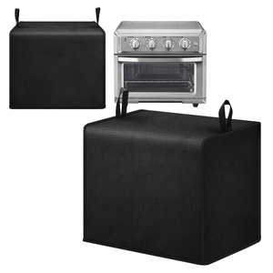 <b>Toaster</b> Oven Cover TOA-60 Black Dust Proof With Observation Window For Small Kitchen Appliances - Product Image 1