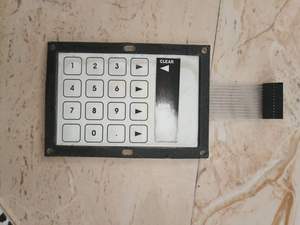 Một nút duy nhất phím màu đen màng Thiết bị chuyển mạch Polyester Bàn phím nguyên mẫu bàn phím với mạch FPC và màu xanh lá cây <span class=keywords><strong>LED</strong></span> chỉ số - Product Image 4