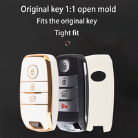 Couverture de clé de voiture TPU Smart 3 boutons de protection d'approvisionnement d'usine avec logo personnalisé