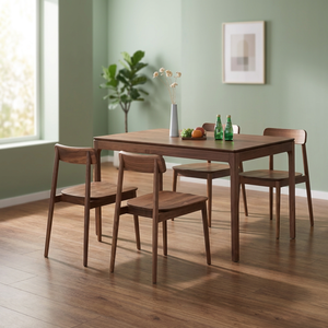 Chaise d'appoint moderne en teck massif, design scandinave, pieds coniques, durable, confortable, mobilier de jardin extérieur pour salle à manger - Product Image 5