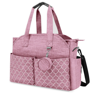 Vendita calda nuova borsa Tote portatile monospalla con geometria stampata e ciuccio borsa con Logo personalizzato organizzatore stile - Product Image 1