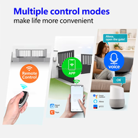 Interrupteur intelligent WiFi RF Tuya pour moteur et éclairage, 110V-250V 10A, 2 canaux, portée 50m, compatible Alexa Google Home pour système de maison intelligente