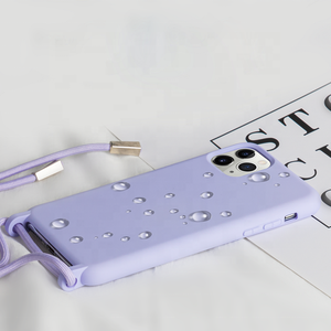 Regolabile Stesso Colore Cassa della Cordicella Del Telefono <span class=keywords><strong>Cellulare</strong></span> Cinghia di Spalla Crossbody Cassa Del Telefono Mobile Delle Cellule Con La Corda - Product Image 2