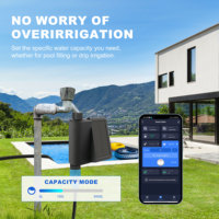 Temporizador de Riego WiFi con Control Remoto por Aplicación Tuya para Manguera de Jardín, Temporizador de Riego Automático
