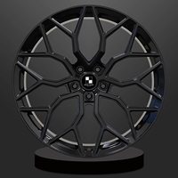 ANRUN Jantes forgées monobloc personnalisées 20 23 pouces en alliage d'aluminium multi-rayons légères peintes AR AVS Ajustement universel 1