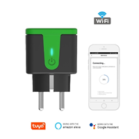 Prise intelligente à 2 ports avec matériau PC ignifuge, sans interrupteur, prise intelligente AC90-250V, prise électrique pour maison intelligente