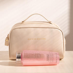 Trousse de Maquillage Double Compartiment Grande Capacité Portable, Sac de Rangement pour Cosmétiques et Articles de Toilette de Voyage, Sac Polyvalent Type Oreiller - Product Image 3