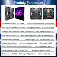 Écran d'affichage vidéo LED extérieur étanche IP65 7680Hz, directement de l'usine, pour publicité en métro et location commerciale