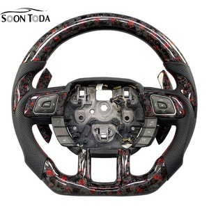 Volant personnalisé en fibre de carbone forgée noire et cuir Napa perforé pour Land <span class=keywords><strong>Rover</strong></span> <span class=keywords><strong>Range</strong></span> <span class=keywords><strong>Rover</strong></span> <span class=keywords><strong>Evoque</strong></span> 2011-2019 - Product Image 6