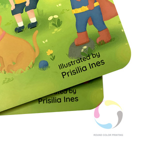 Impression de livres cartonnés écologiques de haute qualité, impression à la demande de livres cartonnés pour enfants, livres pour enfants - Product Image 4