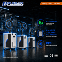 Extracteur de fumée laser Pure-Air Mini HEPA H14 PA-F250S pour marquage laser