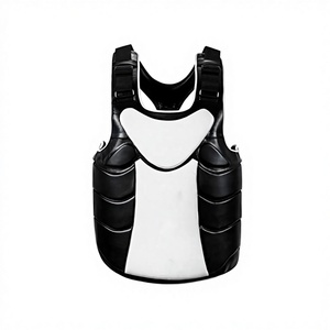 Protection de Poitrine en Cuir Personnalisée avec Logo pour Hommes, Haute Qualité, Légère, Écologique, Entraînement de MMA et de Boxe - Product Image 1