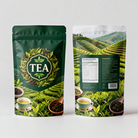 Sachet Doypack personnalisé pour emballage de thé et alimentaire, impression numérique, finition mate
