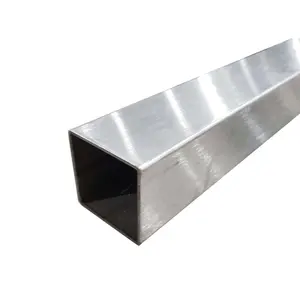 معالجة مخصصة لأنبوب مربع مستطيل Q235b أنبوب فولاذي مستطيل بباب رقيق
