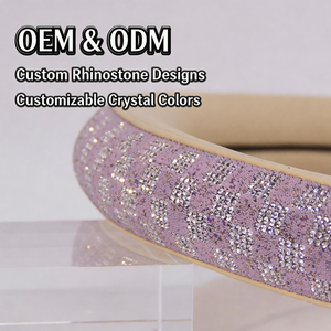 Fundas de Volante de Coche de Cuero PU con Diamantes Brillantes, 3 Radios, Multicolor, Cristal, Accesorios Deportivos - Product Image 4