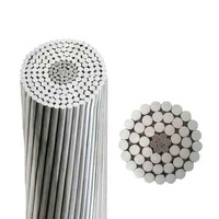Cable Eléctrico de Aluminio Reforzado con Acero (ACSR) de un Solo Núcleo para Construcción, Cumple con la Norma IEC 61089