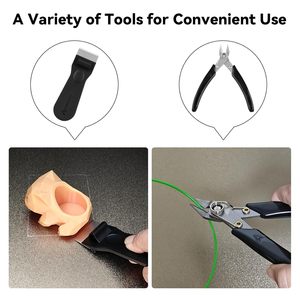 Kit d'outils pour imprimante 3D Creality, 11 pièces, accessoires essentiels en métal pour la finition d'impression - Product Image 6