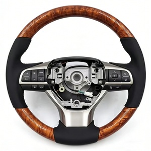 Volante de Madera Premium para Toyota <span class=keywords><strong>Lexus</strong></span> CT200H GX470 IS250 CT200 <span class=keywords><strong>IS200</strong></span> IS460 LX570 - Product Image 3