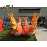 Bateau dragon gonflable à double lignes de bateau banane gonflable de nouvelle conception pour les jeux de sports nautiques