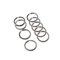 Porte-clés pendentif anneau plat style chinois HT en nickel plaqué 20x30mm Vente en gros Modèle 06-3