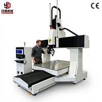 Routeur CNC 5 axes Yudiao direct usine, multifonctionnel pour la sculpture de meubles et la création de statues 3D