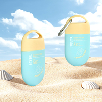 Flacon vide pour crème solaire teintée 30ml 50ml, emballage cosmétique compressible pour crème solaire, design multi-formes