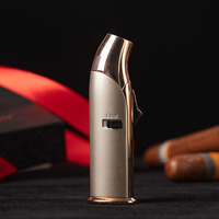 Briquet torche Qianxun à flamme bleue au gaz butane, personnalisé, vente en gros, pour la cuisson et les feux d'extérieur