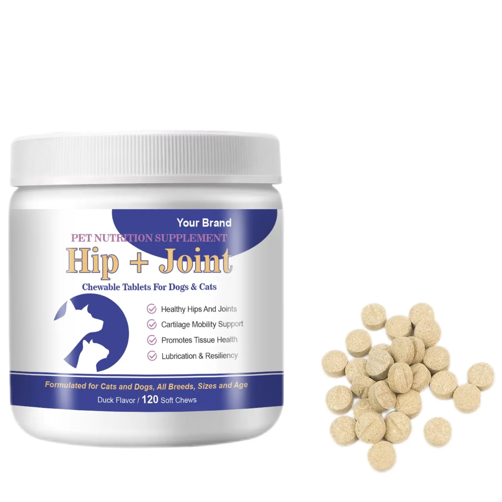 Best Dog Hip   Joint Care Supplement Plus MSM With Glucosamine and Chondroitin for Dogs of All Sizes