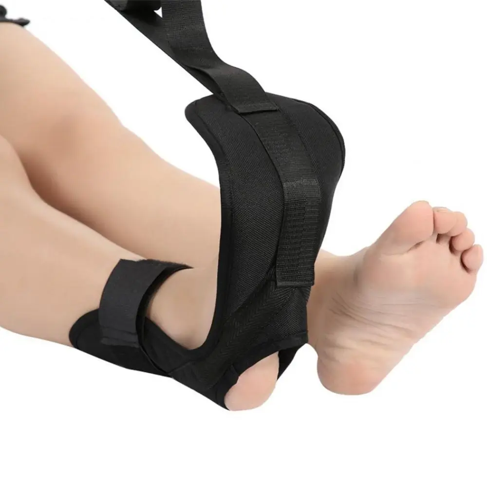 Leg Ankle Brace Penopang Pelatihan Peregangan Sabuk Stroke Hemiplegia Tali Koreksi Rehabilitasi Kawat Gigi Sabuk Yoga