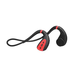 X10 bone conduction B T earphones with 8G memory sports 8 grade waterproof wireless earplugs