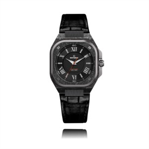 Montre automatique OEM/ODM avec logo personnalisé, boîtier en fibre de carbone, aiguilles super lumineuses, bracelet en cuir véritable - Product Image 4