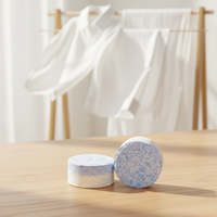 Feuilles de lessive solides écologiques portables pour vêtements, faible mousse, 50%-80% d'ingrédients actifs, biodégradables