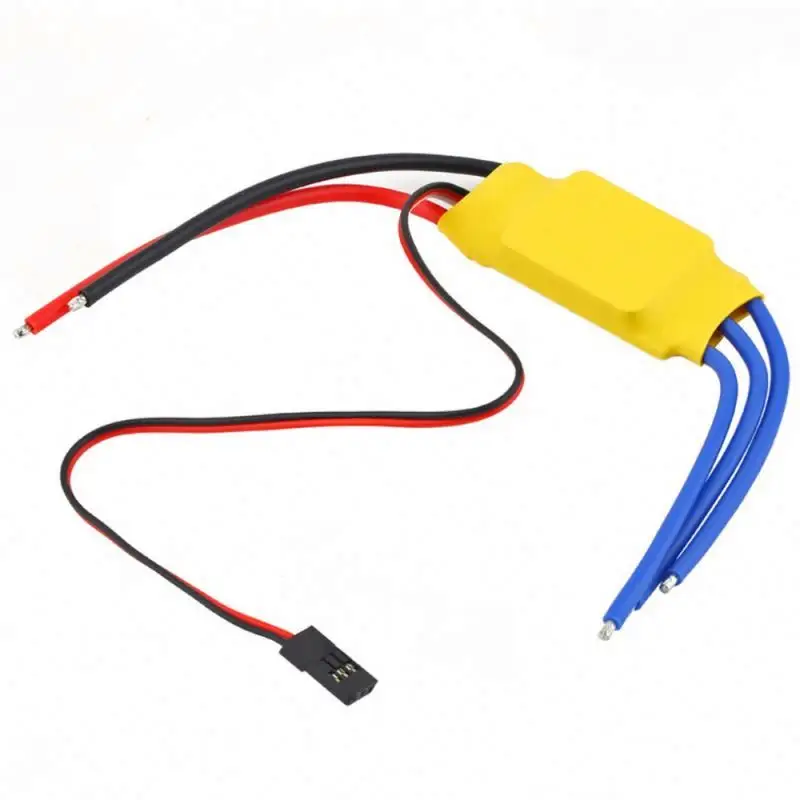 30A Brushless Motor Speed Controller Kontrol RC BEC ESC untuk T-Rex 450 Helikopter