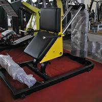 YL-3002 Appareil de musculation commercial Gymleco Hack Squat réglable style Cybex Yanre 8208 Hack Squat Leg Press pour salle de sport