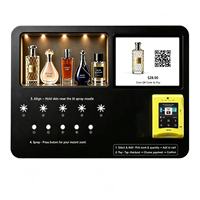 Distributeur de parfum mural intelligent avec écran tactile et lecteur de carte pour centres commerciaux et salons de beauté