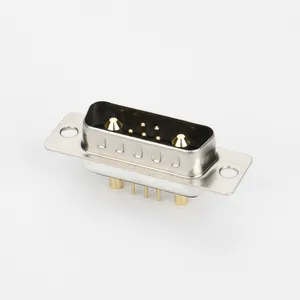 D'sub konektörü d sub d tipi db7 7 pinli konnektör yüksek akım 7W2 erkek tak 180 derece DIP VGA konnektörü
