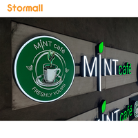 Letras de Canal Luminosas LED Acrílicas para Publicidad de Empresas, Letrero LED Retroiluminado Acrílico 3D para Exteriores para Centros Comerciales