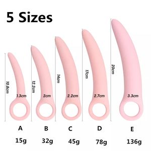 Juguetes de Silicona para Tapón Anal de 5 Tamaños, Masajeador de Vagina, Tapón para Ano, Dilatador Anal, Juego de Tapones Anales para Hombres - Product Image 6