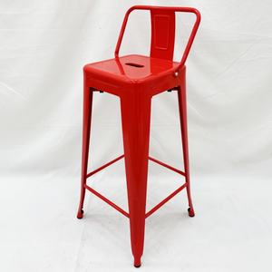 أثاث معدني للأماكن المغلقة أثاث تجاري صناعي قابل للتكديس مقعد حديد قابل للتكديس معدن Tolix مع ظهر - Product Image 2