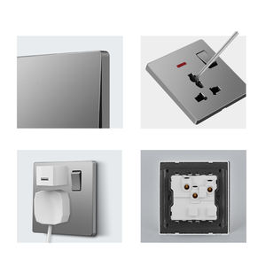 Uk Standaard Wandschakelaar Oem Odm China Groothandel Wandschakelaar Socket Ultral-Dunne Wandschakelaar En Socket Voor Woonkamer - Product Image 6
