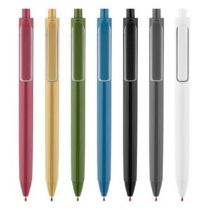 Bolígrafo de Gel Plástico en Tonos Tierra, con Agarre Suave, para Estudiantes, Punta de 1.0 mm, con Logotipo Personalizado - Product Image 1