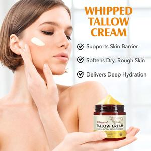 Handgemachter Geschlagener Talg-Balsam mit Individuellem Logo, Bio-Körperbutter-Creme, Geschlagener Talg-Balsam, Natürliche Geschlagene Talg-Creme für das Gesicht - Product Image 2