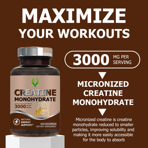 Premium Custom <b>Creatine</b> Capsules Build Muscle Promote Muscle Recovery Adult Fitness Supplements <b>Creatine</b> Monohydrate Capsules - Product Image 4