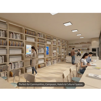 Cabine de lecture intelligente tout-en-un intégrant un espace bibliothèque physique et numérique, bureau de lecture à écran en libre-service, personnalisation