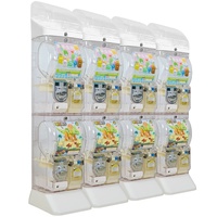 Machine distributrice de capsules de jouets Tomy Gachapon transparente blanche 45-70 mm TR556