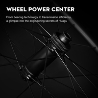 Jeu de roues en carbone tubeless ultralégères TOSEEK 38/50/58 mm, frein à disque Center Lock, 12 vitesses, max 28 mm, route 700c
