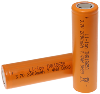بطارية حزمة الخ العميق دورة أسطواني 18650 3.7V 2200mah 20Ah ليثيوم الخليوي بطارية ليثيوم أيون
