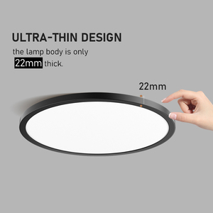 Ultra Thin LED <b>Ceiling</b> <b>Light</b> 22mm Surface Mount Remote Control Dimmable 3000K-6000K for Living Room - Product Image 2