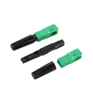 Ftth Fiber Optic Equipment Indoor Cable Field Assembly SC APC Optical Fast Connector Simplex Duplex Fiber Optic Quick Connector